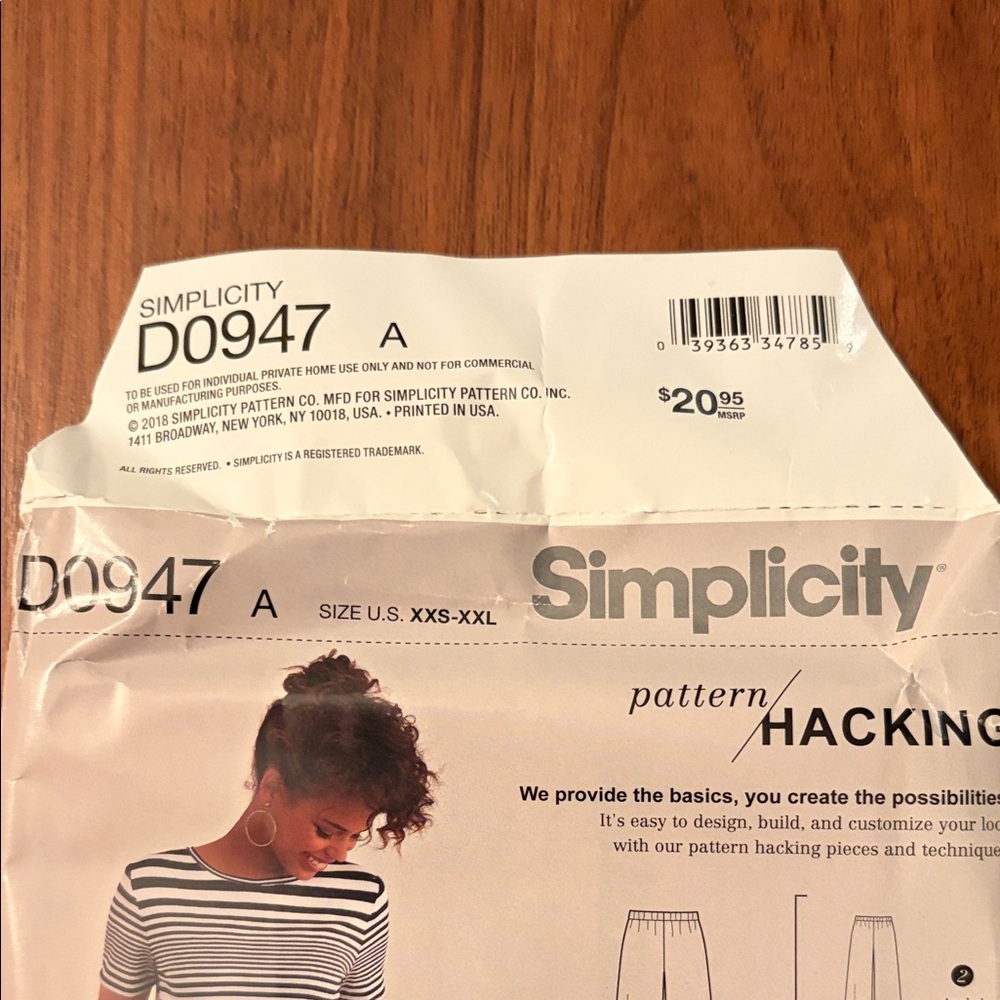 Simplicity Pattern Kit - Pants - Picture 2 of 3